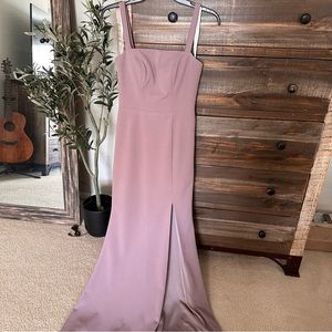 Azazie gianetta bridesmaid dress in color dusk size 0
